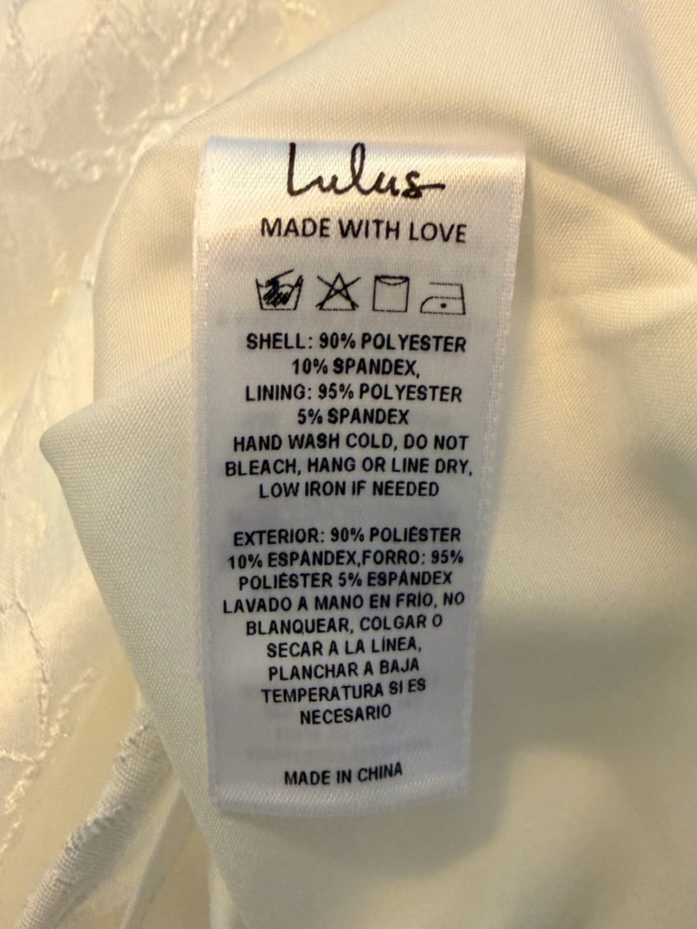 White Graduation Dress Jacquard Mini Open Back Bow Tie | Lulus | Size Small - Picture 10 of 12